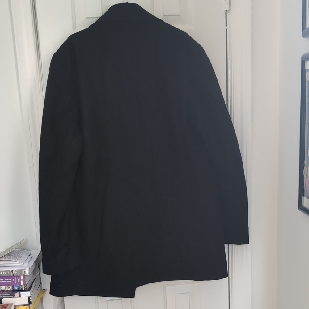 Ralph Lauren Black Peacoat Elegant Outerwear - Picture 4 of 4